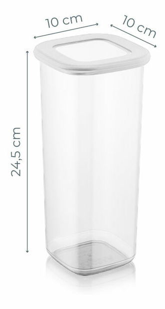 Set recipiente alimente (12 buc.) Benda 12-17 (Alb)