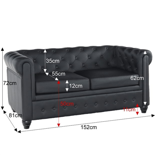 Pohovka dvojsedačka Kheelan