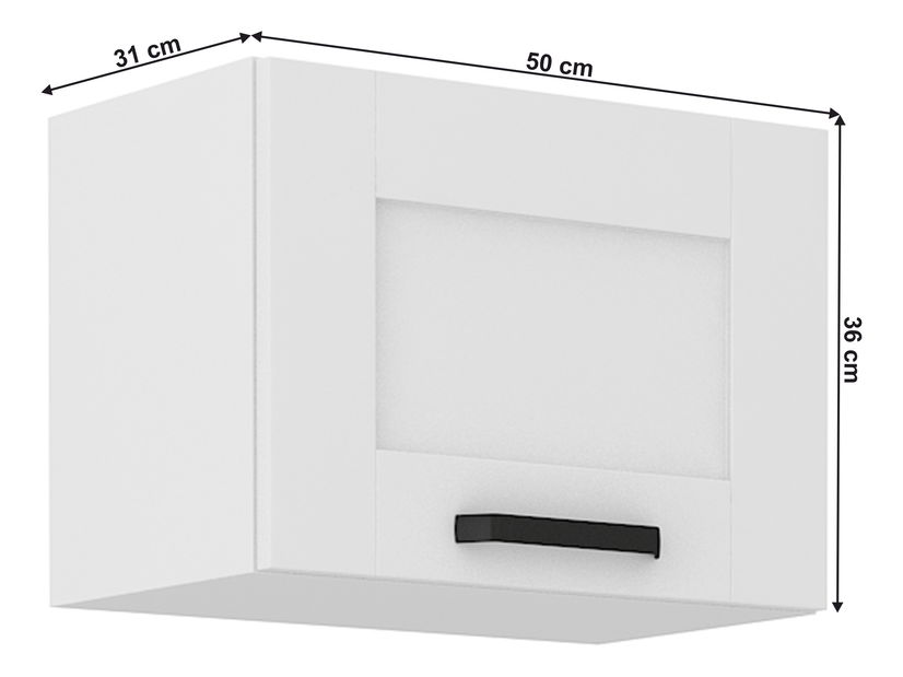 Gornji ormarić Lesana 1 (bijela) 50 GU-36 1F 