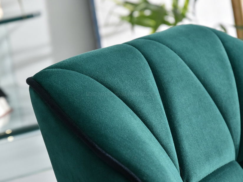 Fotoliu Velma M (verde + negru)