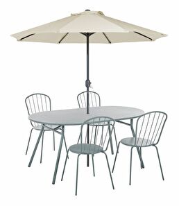 Set mobilier de grădină Calvin (albastru) 