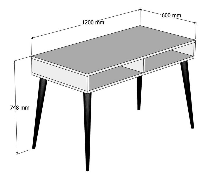 PC asztal Cuocco (fehér)