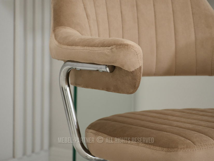 Stolica Merylyn (bež + krom)