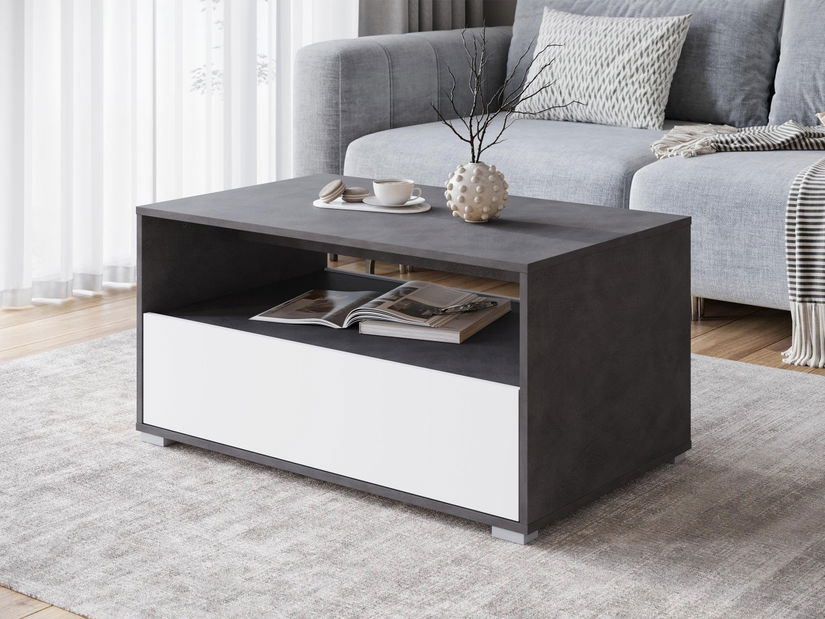 Konferenčný stolík Patentada S2 (matera + biela)