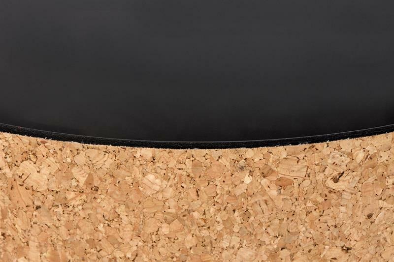 Dohányzóasztal Shae (természetes + fekete)