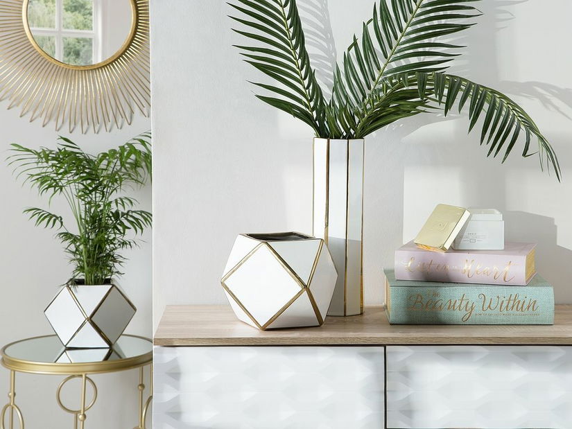 Váza VISALIA 19 cm (biela)