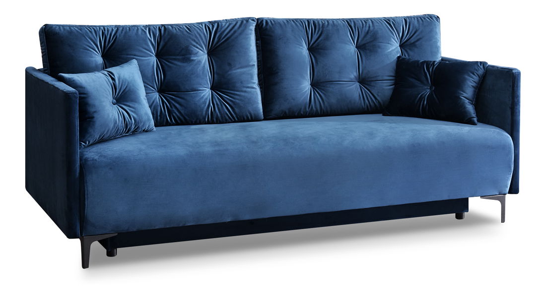 Canapea două locuri Mastil (negru)