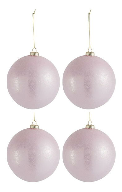 Dekoratívny predmet Jolipa Vianočná dekorácia Innocent Blush (12x12x12cm) (Fuchsia)