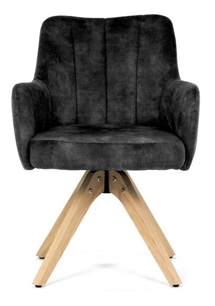 Jedálenská stolička Hegel (čierna)