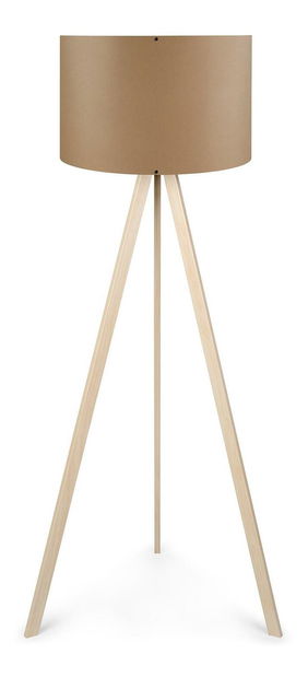 Lampă de podea Comporollo 1 (Stejar + crem)