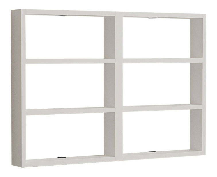 Zidna polica Hexandes (bijela)