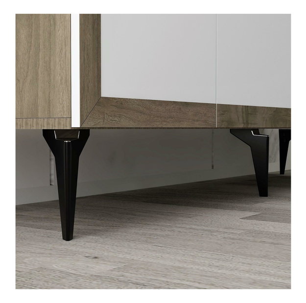 Skrinka Sotema 1 (orech + biela) 