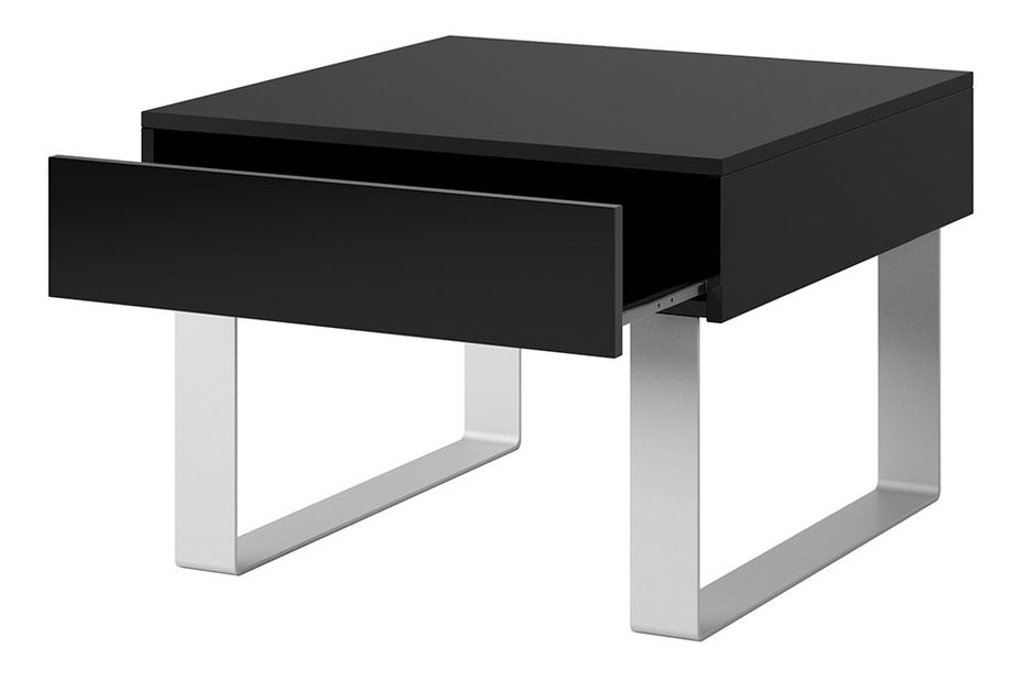 Măsuță cafea Calabria MS (Negru mat + Negru lucios)