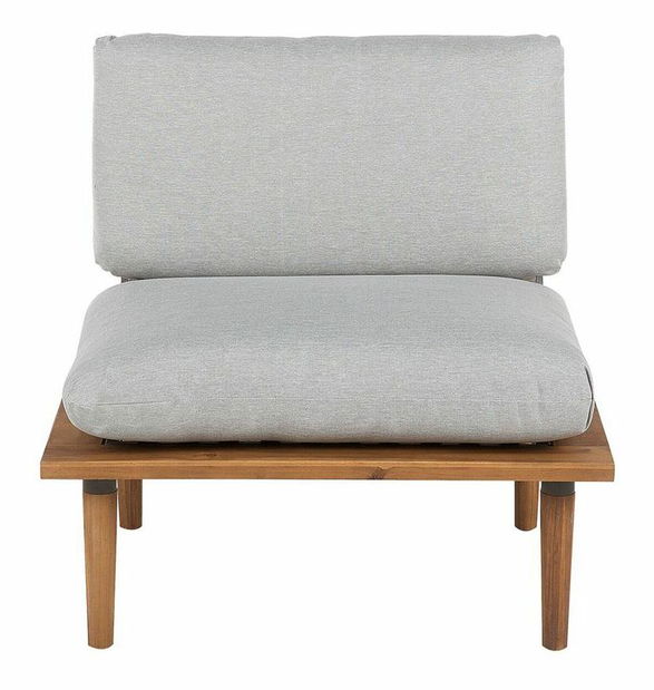 Záhradná sedacia súprava Fresno (svetlosivá) (4 kresla)