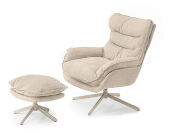 Relaxačné kreslo Karenteno (béžová)