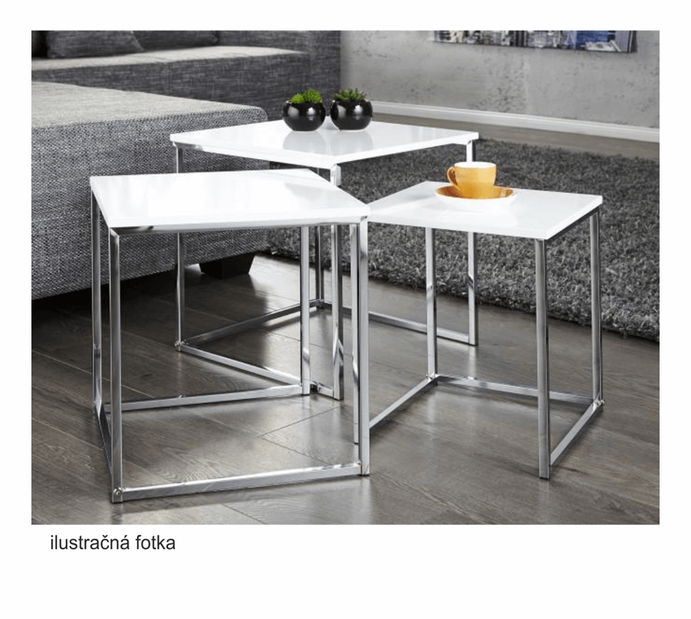 Dohányzóasztal szett 3 db. Edissa typ 3