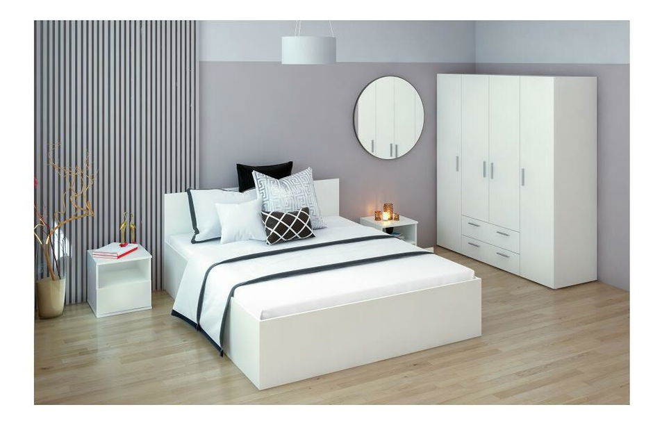 Nočný stolík Discutibles (biela) 