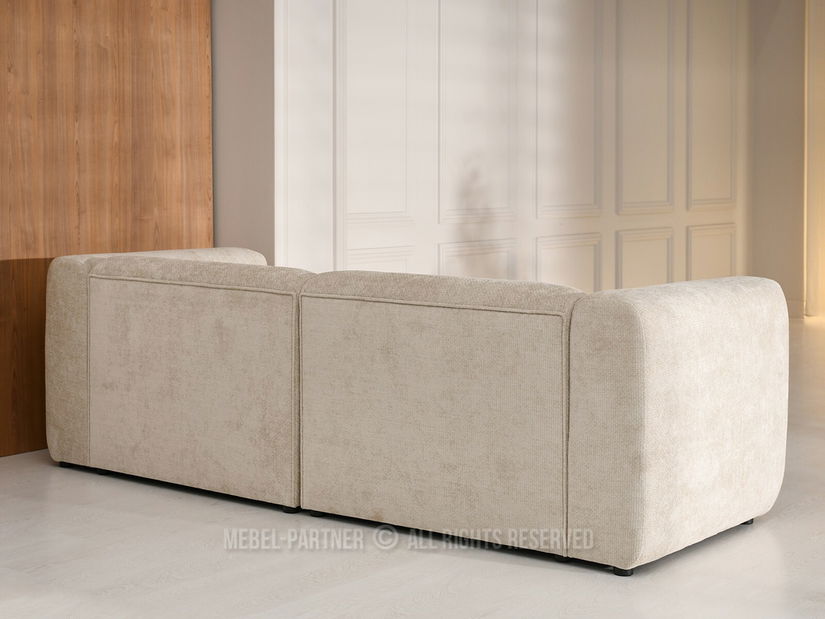 Canapea două locuri Baltza (bej + negru)