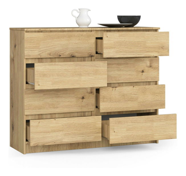 Comodă Kapil II (stejar artisan)