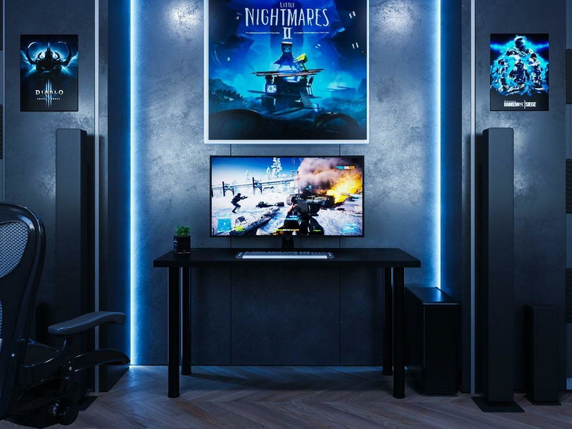 Písací stôl X1 (čierna)