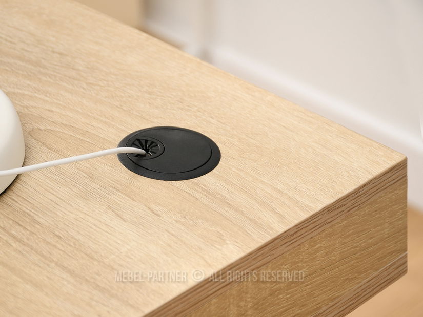 PC stolík Osto 120 (sonoma + biela)