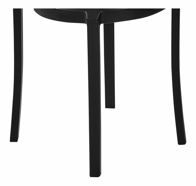 Set blagovaonskih stolica (8 kom.) Valkyrja (crna) 