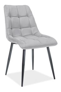 Scaun de sufragerie Charlie (Gri + Negru)