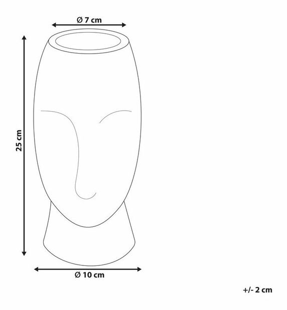 Váza Palza (ružová)