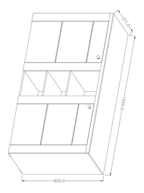 Komoda Larita Typ 26 (orech)