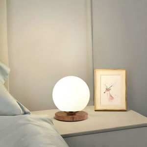 Stolová lampa Wudarossa 1 (biela + prírodná)