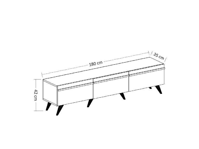 Mobilier living Vegas (Alb + Stejar zafir)