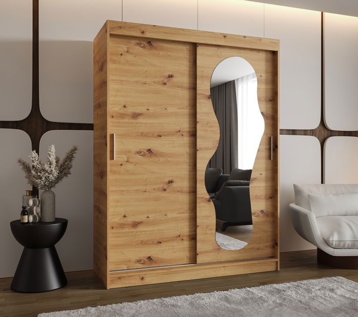 Ruhásszekrény 150 cm Ulta (artisan tölgy)