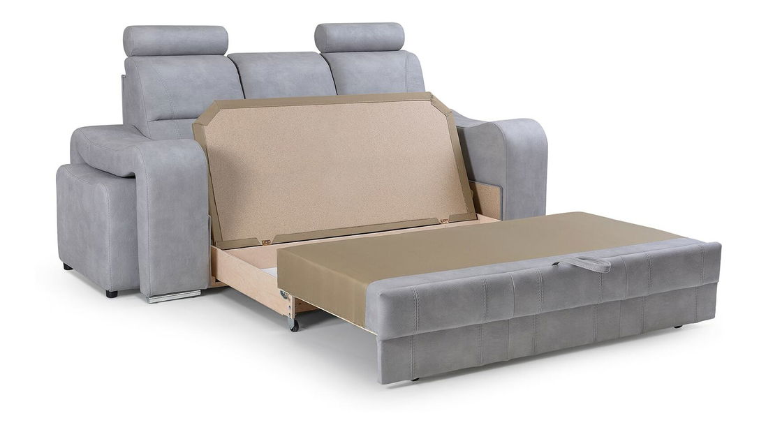 Canapea trei locuri Wendell (maro deschis)