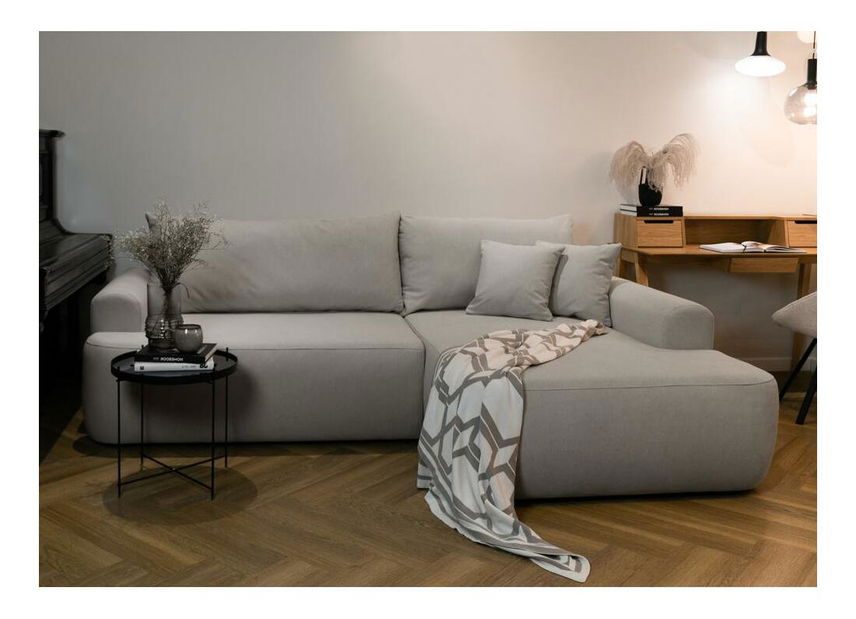 Rohová sedacia súprava Olivo I (P) (sivá + čierna)