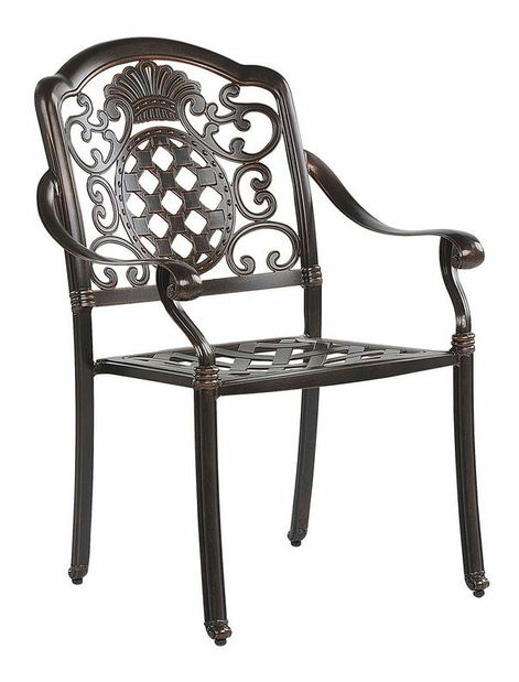 Set 4 kom. vrtnih stolica SALIO (plastika) (smeđa)