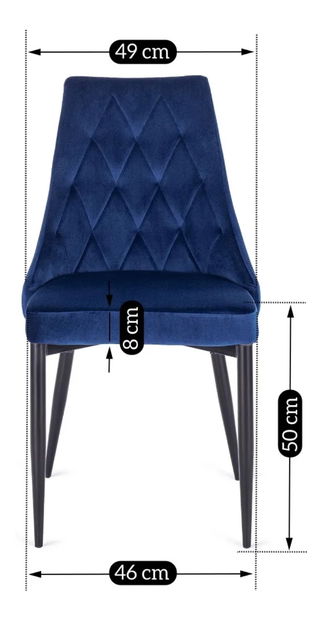 Blagovaonska stolica Catedral (mornarsko plava) 