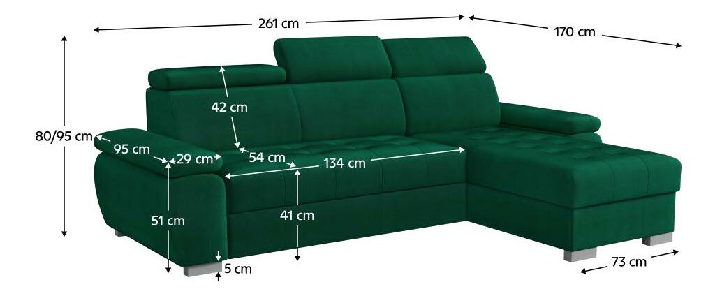 Colțar de grădină griro (verde) (D)