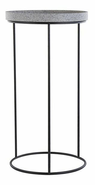 Set 3 buc. măsuță servire TAXAN (negru)