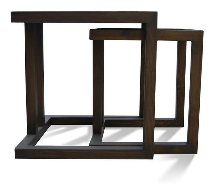 Set 3ks. konferenčných stolíkov Vinena (čierna)