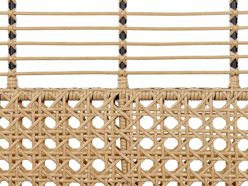 Canapea de grădină Praza (natural + grafit)