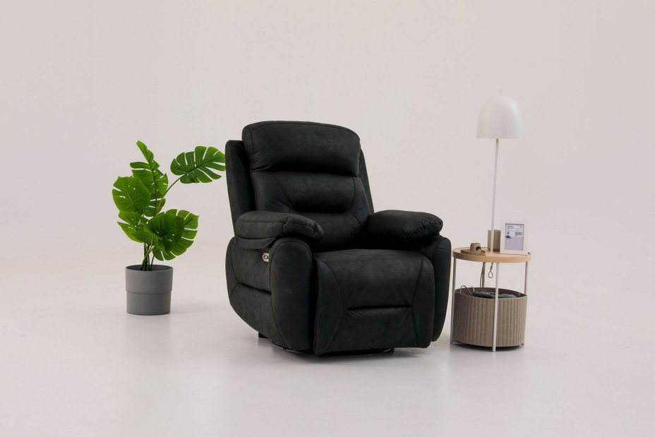 Állítható fotel Comforto E (fekete) 