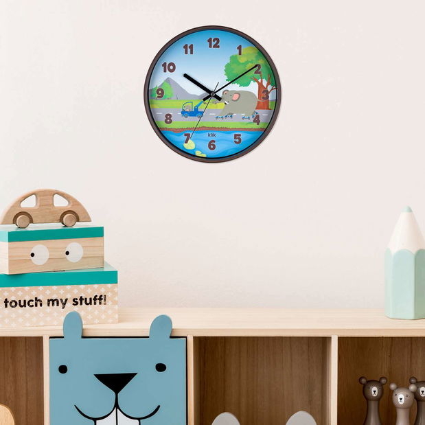 Nástenné hodiny Hana (hnedá)