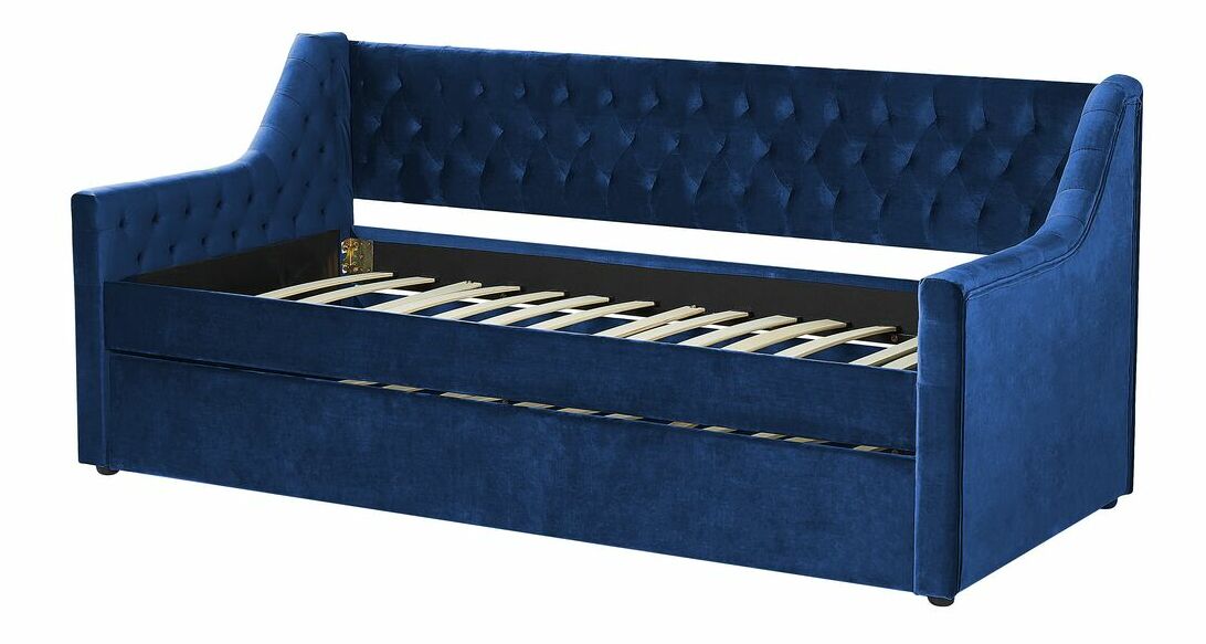 Egyszemélyes ágy 200 x 90 cm Vitto (piros) (ágyráccsal és tárolóhellyel)