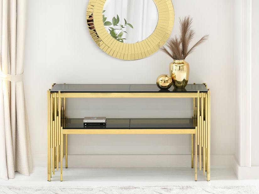 Konzolový stolík Borbandino (zlatá)