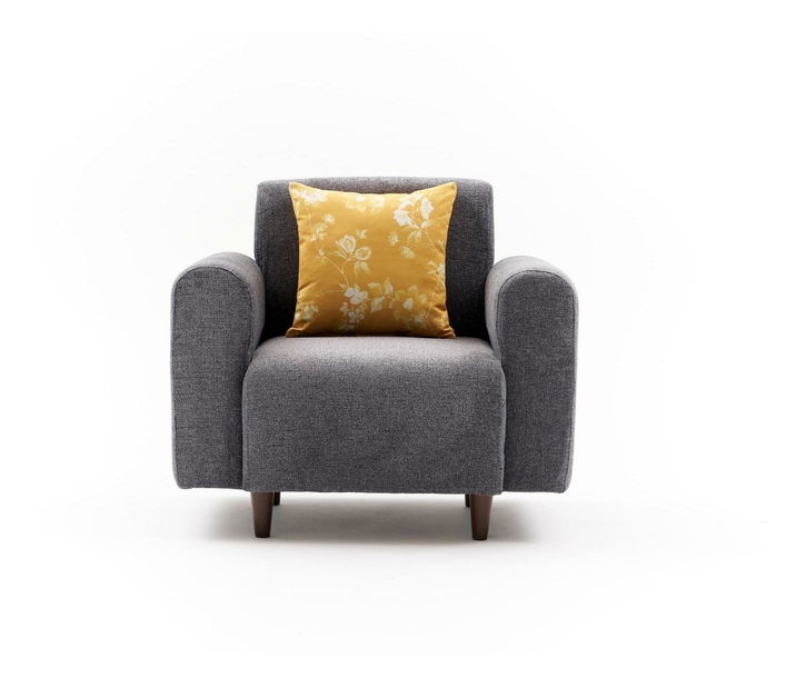 Fotelja Noyalepo C (siva + orah)