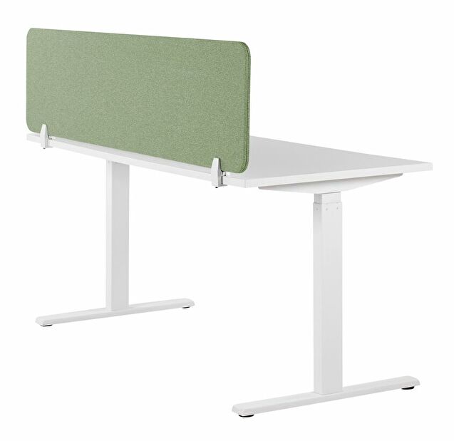 Panou separator birou 160 x 40 cm Walda (verde)