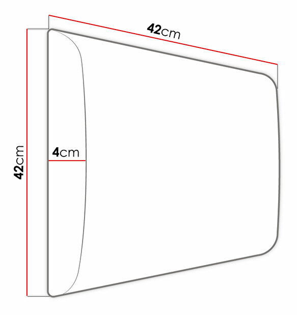 Tapeciran zidni panel (5 kom.) Pag 42x42 (smeđa) *rasprodaja