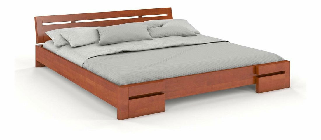 Manželská posteľ 180 cm Naturlig Bokeskogen (buk)