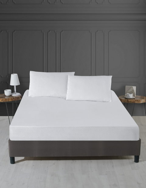 Zaštita za madrac 160 x 200 cm + 30 cm Austin Fit Poll (bijela)