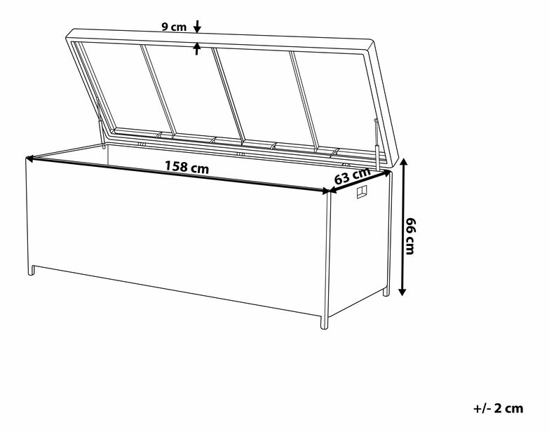 Kutija za odlaganje Mintaro (bijela)